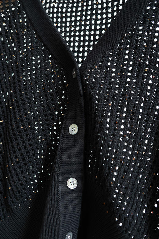 夜繁星|设计感细闪亮片开衫 商品图2