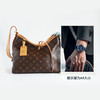 【95新】LV路易威登M46203小号棕色老花carryall单肩斜挎包女士150226AK11 商品缩略图9