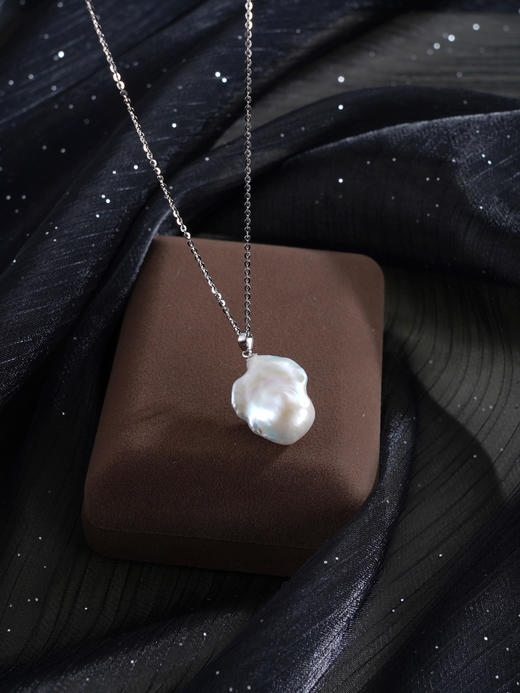 子佩集【月影流辉‌】银S925珍珠惜王妃套链项链【ZZXL045】巴洛克2602 商品图1