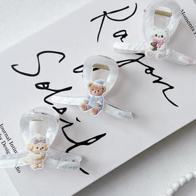 珠光白八字萌趣抓夹-纪念日百货门店同款169096837