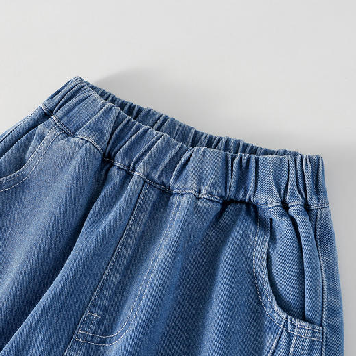 【A类软牛仔】棉花堂牛仔长裤  耐磨耐穿  挺阔有型   FD61219 商品图7