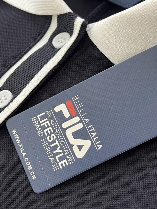 点此购买 斐乐春季女士针织POLO领连衣裙 HGN 340792 商品图11