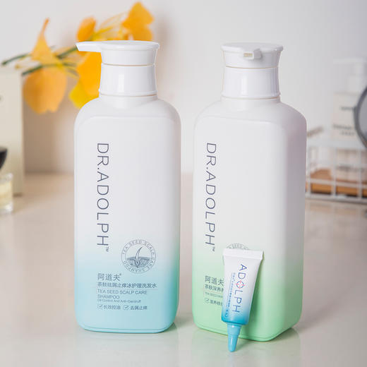 【支持试用赠品，不满意正装可退】“给头皮刷酸”❗Dr.Adolph 头皮控油平衡复合酸凝胶/茶麸冰护理专研洗发水/护发素 头皮控油/去屑/舒缓 商品图13