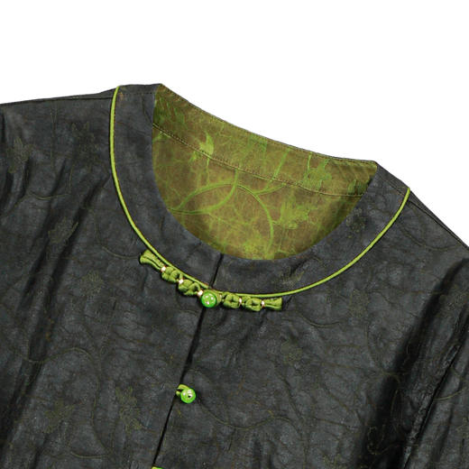 ³【南宋香云纱圆领盘扣气质刺绣外套】可双面穿  25061 XN03-SD-NSSF 商品图2