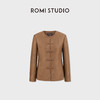 ROMI STUDIO羊毛桑蚕丝混纺手工丝绒盘扣新中式外套 RWDSWG2324 商品缩略图1