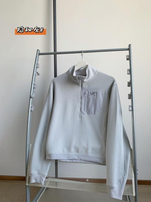 点此购买 始祖鸟OLERA系列女士华夫格半拉链卫衣 bk 340754 商品图1