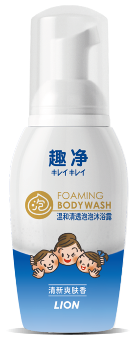 【临期品】Y21004 趣净温和清透泡泡沐浴露（清新爽肤香）50ml瓶装