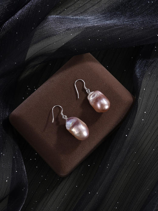 子佩集【光年潮动‌】银S925珍珠惜王妃耳环【ZZEH002】巴洛克2602 商品图6