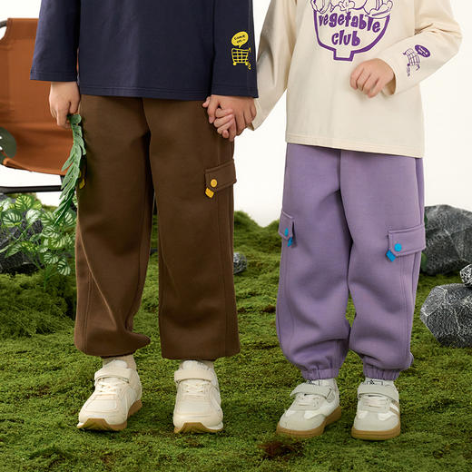 【跑跑针织长裤】棉花堂针织长裤  10A抗菌  耐磨耐穿  FD61080 商品图5