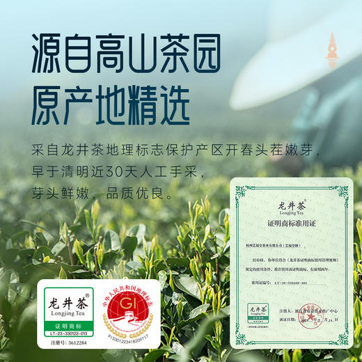 【新茶上市】艺福堂2026年初春龙井茶50g/罐 商品图1