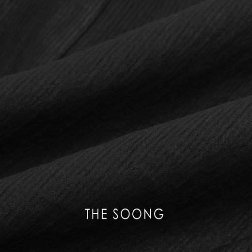 THESOONG|“隐格肌理”100%桑蚕丝高弹轻薄香云纱开衫外套HWCS8665 商品图11