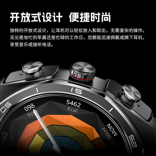 热卖中！【30天免费试用 鸿蒙合作伙伴 CCTV播出】2025新款塞尔兰斯WATCH7 PLUS尊享版智能健康监测手表（内置TWS蓝牙耳机） 商品图4