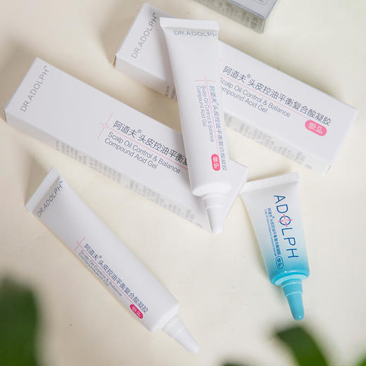 【支持试用赠品，不满意正装可退】“给头皮刷酸”❗Dr.Adolph 头皮控油平衡复合酸凝胶/茶麸冰护理专研洗发水/护发素 头皮控油/去屑/舒缓 商品图8