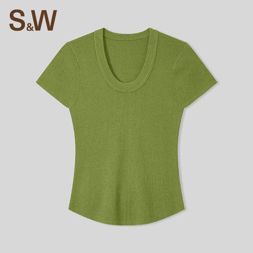 【SW速惟】修身显瘦短款透气运动t恤4347 商品图1