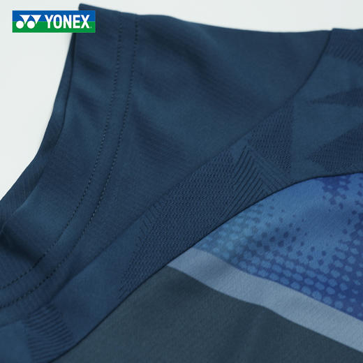 【618活动进行中】YONEX尤尼克斯羽毛球服男女同款吸汗透气比赛运动短袖1100526BCR 商品图2