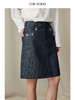 ForPoem 26/SS 原创设计口袋绣花牛仔半裙 商品缩略图3