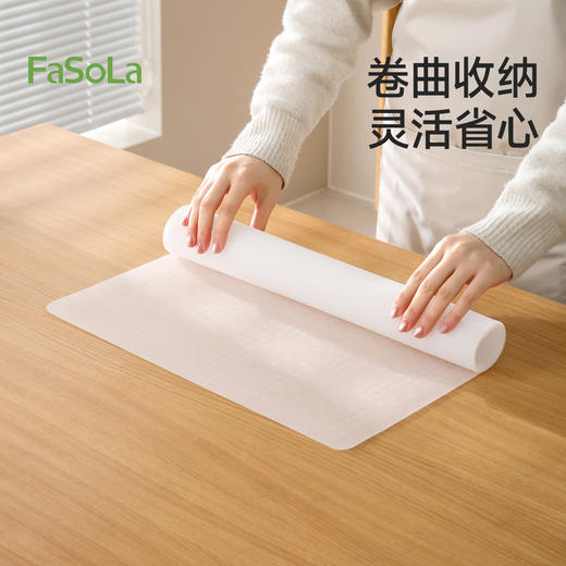 FaSoLa餐桌垫隔热垫食品级硅胶保护垫防滑耐高温厨房台面防烫锅垫 商品图6