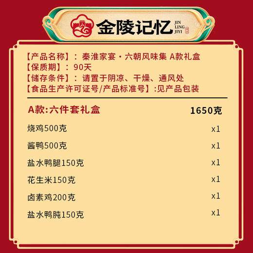金陵记忆【秦淮家宴·六朝风味集】 商品图6