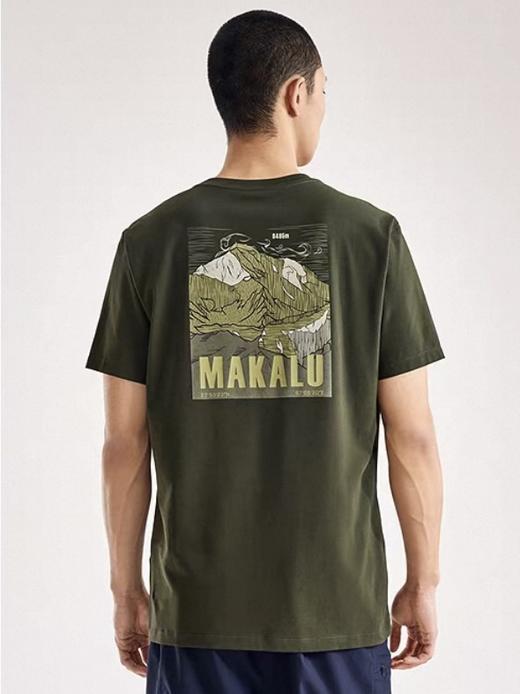 26新款，毒家！ 凯乐石马卡鲁峰印花短袖 户外机能T恤情侣款休闲圆领短袖  马卡鲁峰短袖 商品图2