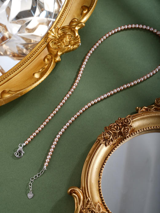 子佩集银S925珍珠惜王妃项链【ZXLY4-4.5MM】珠串2602 商品图8