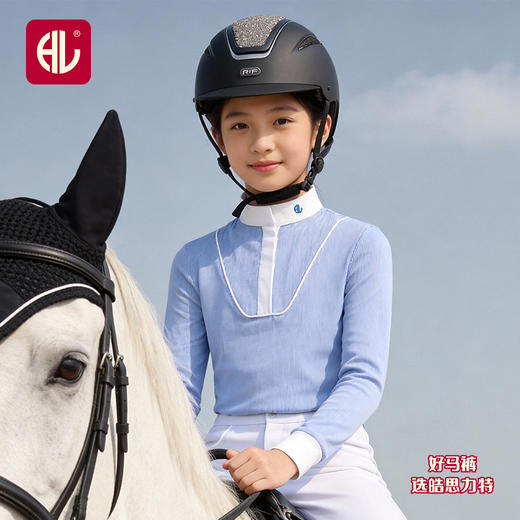 儿童蓝白条长袖T恤-13634 商品图4