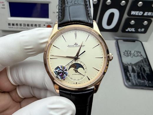 积家 玫瑰金月相大师男表39mm 商品图0