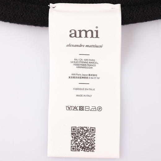 AMI DECOEUR 男女同款 撞色美利奴羊毛毡针织质感毛衣 12540 商品图13