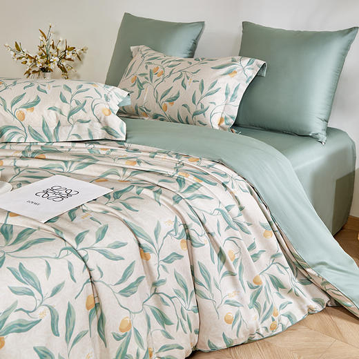 多喜爱 60S全棉缎纹四件套 漪索/漪曼/漪晨 【双股缎纹】【宽边枕套】新疆长绒棉 浪漫法式 商品图7