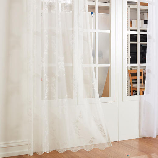 NITORI宜得利家居 简约大气窗纱阳台透气定制窗纱 居乐 商品图0