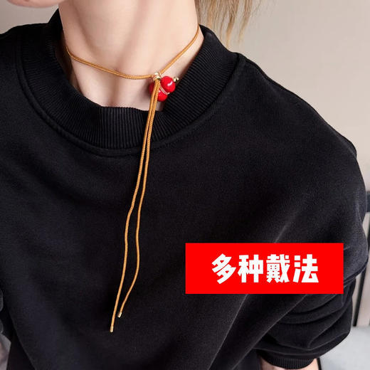 【59元任选2件 79元任选3件】 七彩珐琅金葫芦项链 商品图7