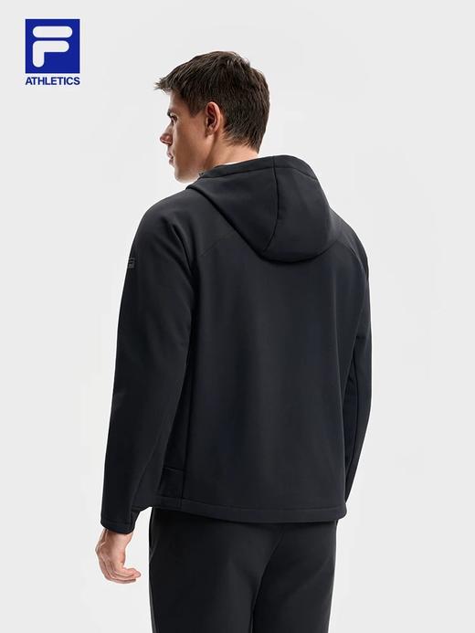 点此购买 斐乐春秋季男士运动休闲连帽开衫外套 bk 340763 商品图2