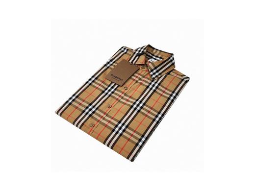 点此购买 巴宝莉春秋季男女款经典格子长袖衬衫 lhy 340784 商品图8