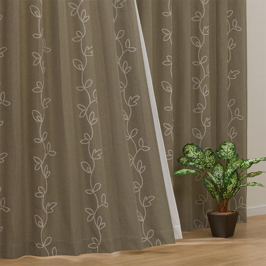 NITORI宜得利家居家用简约现代窗帘阳台卧室半定制 EO窗帘 CA 商品图0