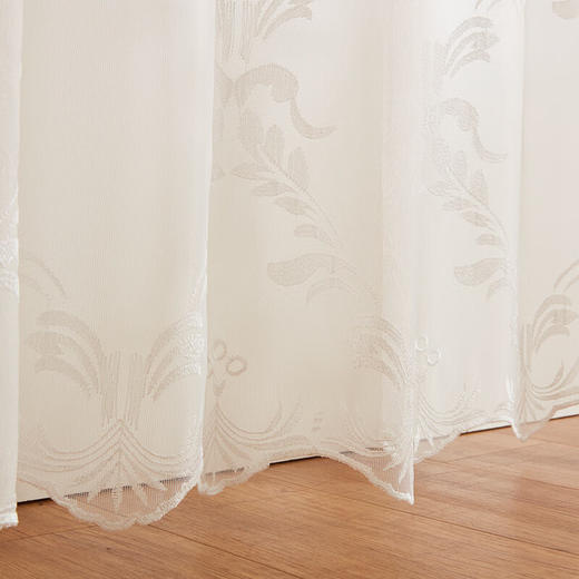 NITORI宜得利家居 简约大气窗纱阳台透气定制窗纱 居乐 商品图3