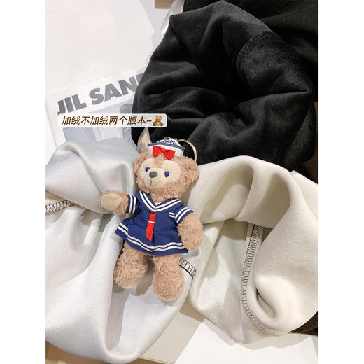 <曾小咸推荐>3.2现货秒杀！微信超特价！韩系抽绳高腰直筒休闲裤（加绒） 日常199.99 立减110 秒杀89.99！ 商品图4