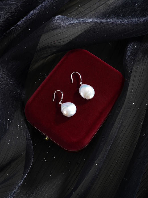 子佩集【月潮同辉‌】银S925珍珠惜王妃耳环【ZZEH008】巴洛克2602 商品图2