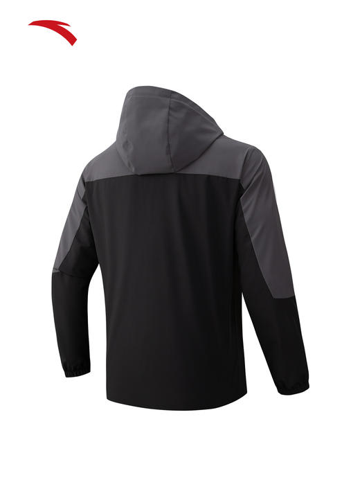 安踏无氟防泼水运动外套男士2026新款跑步训练梭织上衣152617624 商品图1