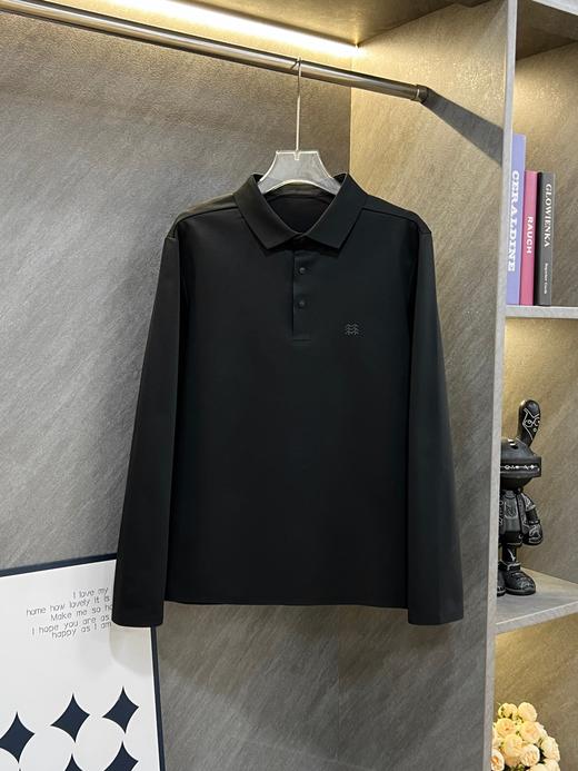 点此购买 可隆秋冬季男士加绒长袖POLO衫 ss 340796 商品图3