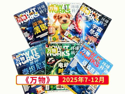 【25年7-12月】《好奇号+万物+商界少年》爆款科普过刊超值购 商品图3