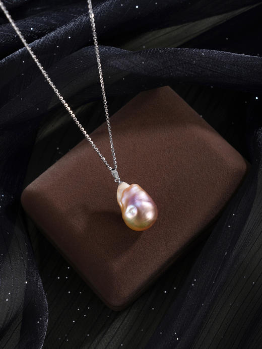 子佩集【时光潮汐‌】银S925珍珠惜王妃套链项链【ZZXL044】巴洛克2602 商品图2