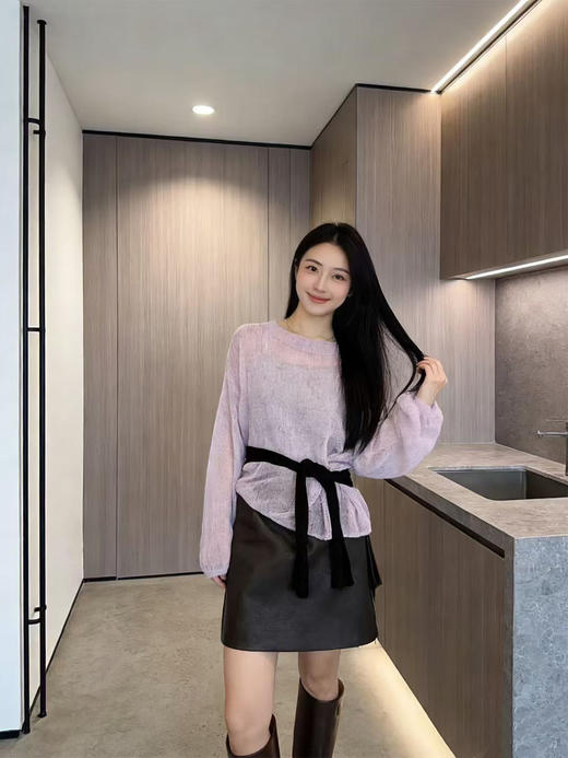 麦檬MEILLEURMOMENT女装羊绒毛衣5H1130684 商品图0