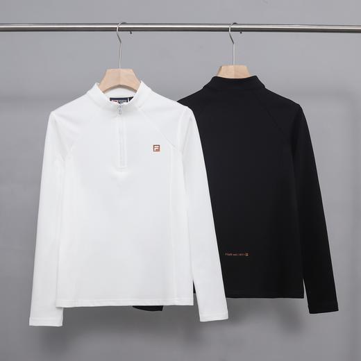 点此购买 斐乐春秋季跑步系列运动女士半拉链高领长袖针织衫 37 340770 商品图0