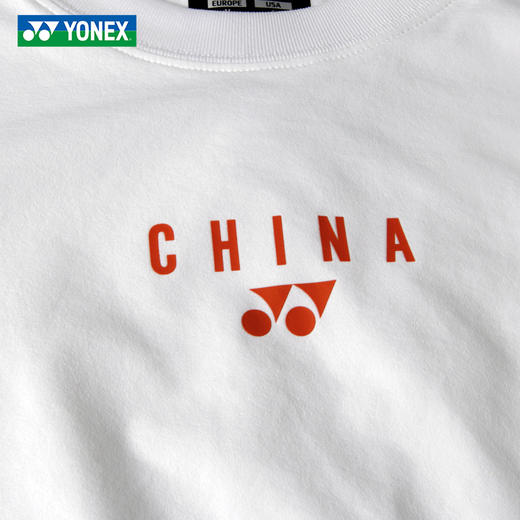 【618活动进行中】YONEX尤尼克斯yy羽毛球服比赛速干短袖国羽训练款运动上衣1158526BCR 商品图2