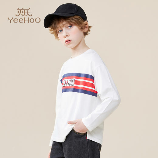 【英氏】【110-175】男童春秋长袖运动T恤 商品图5