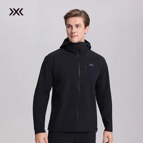 X-BIONIC 风盾超轻量双面织软壳连帽上衣 防风拒水耐磨通勤徒步男XJM-25615