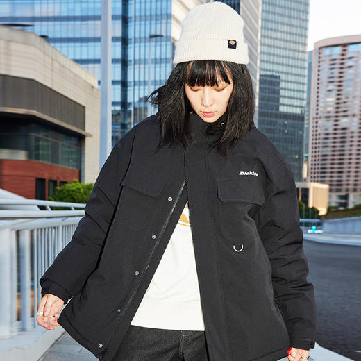 Dickies秋冬防风防泼水连帽羽绒服休闲宽松保暖外套男女情侣夹克DK0A87ZW 商品图1