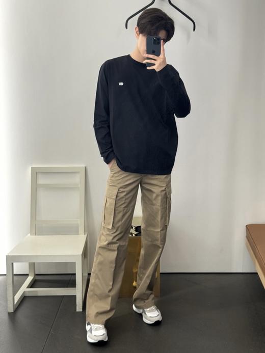 春款新品！经典毛圈基础款~赛琳凯旋门刺绣小标卫衣 商品图4