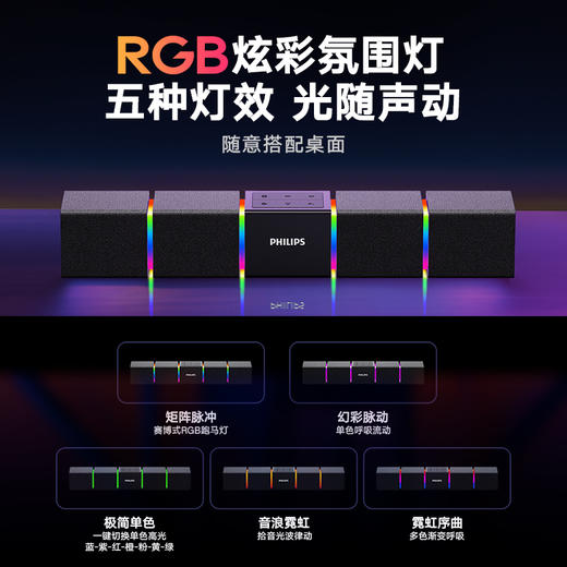 热卖中！【飞利浦官旗同款有售】飞利浦PHILIPS全能高端蓝牙音箱spa5600 商品图6
