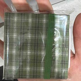 飞乐鸟*NWXW300-F6J-BGW迷你本 木浆布艺水彩写生本 细纹 格纹60*60mm 20张/本