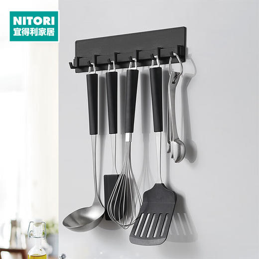 NITORI宜得利家居 磁吸式日式厨房置物架厨房挂钩架免打孔系列 FLAT 商品图0